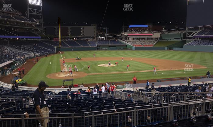 Nationals Park - Section Infield Box 126 Seat View