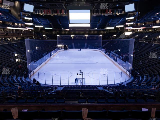 Nationwide Arena - Section Club 12 Seat View