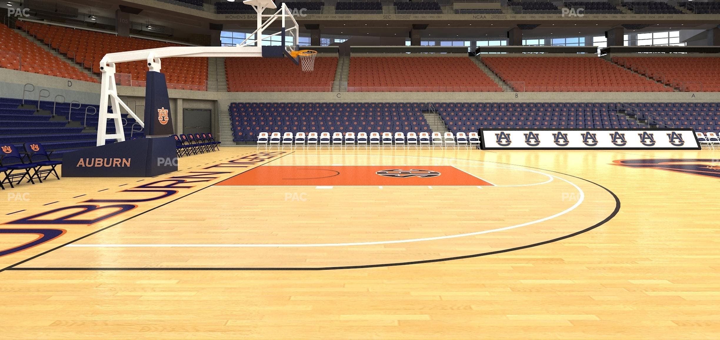 Neville Arena - Section Courtside Club Seat View