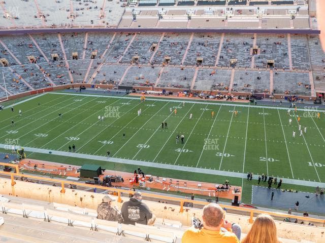 Neyland Stadium - Section Bb Seat View
