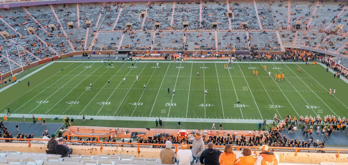 Neyland Stadium - Section Cc Seat View