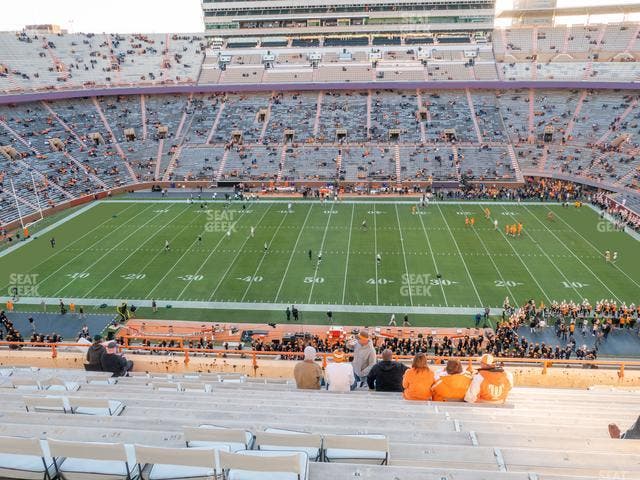 Neyland Stadium - Section Cc Seat View