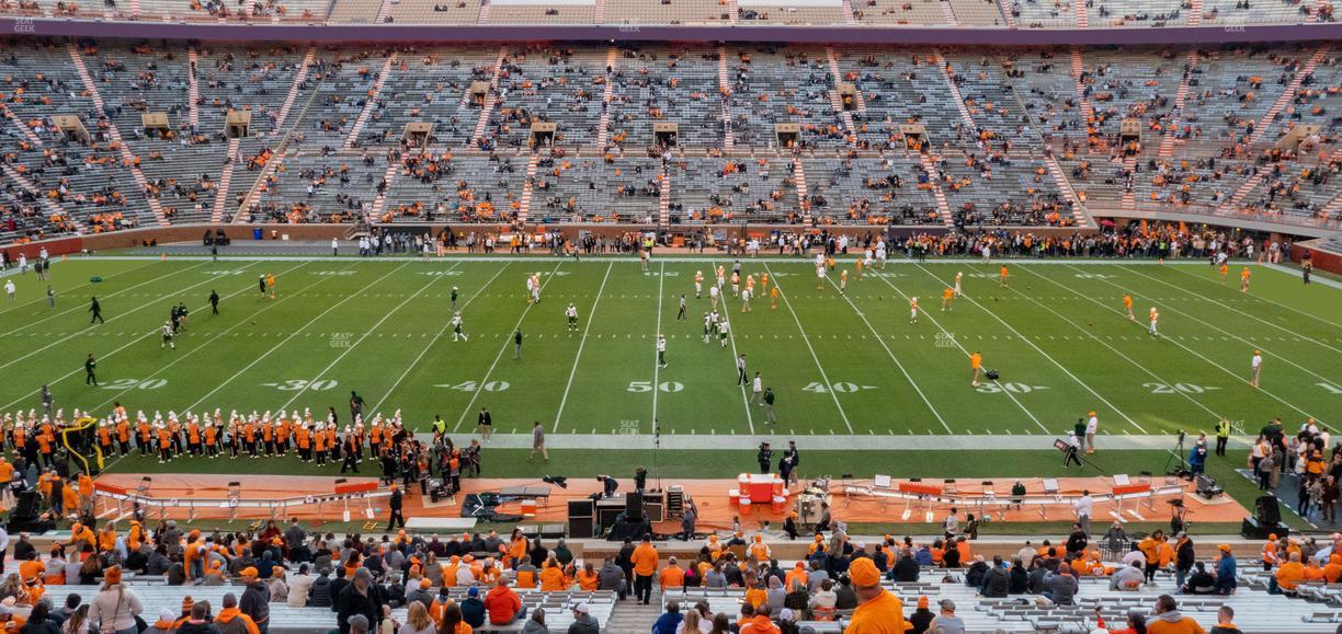 Neyland Stadium - Section D Seat View