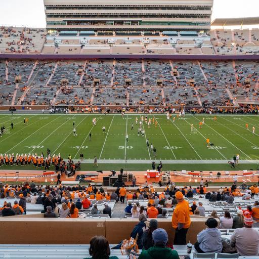 Neyland Stadium - Section D Seat View