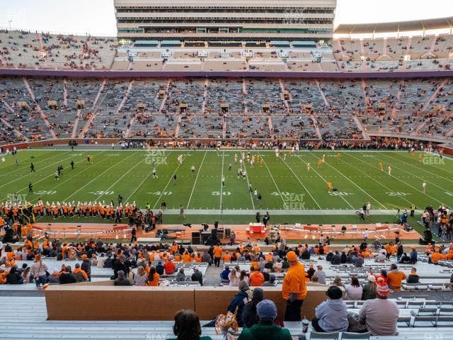 Neyland Stadium - Section D Seat View