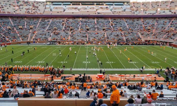 Neyland Stadium - Section D Seat View