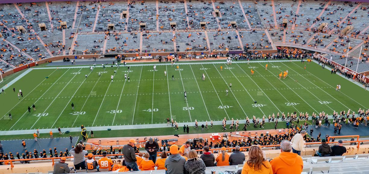 Neyland Stadium - Section Dd Seat View