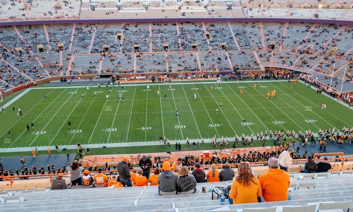 Neyland Stadium - Section Dd Seat View