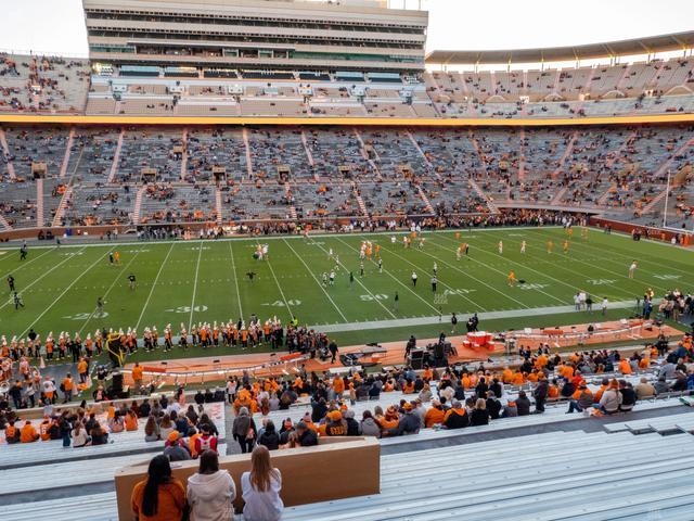 Neyland Stadium - Section E Seat View