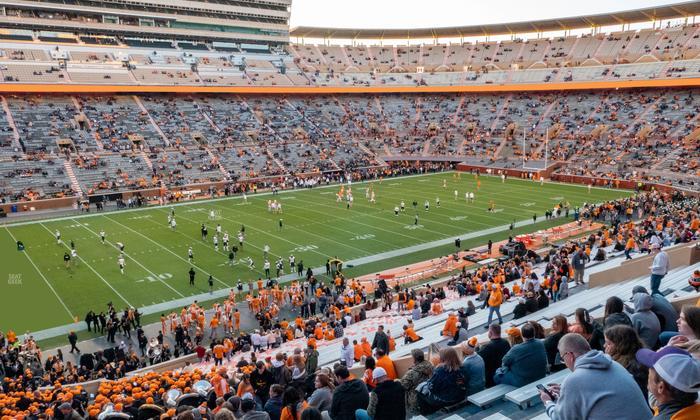 Neyland Stadium - Section G Seat View