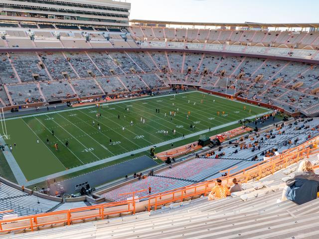 Neyland Stadium - Section Gg Seat View