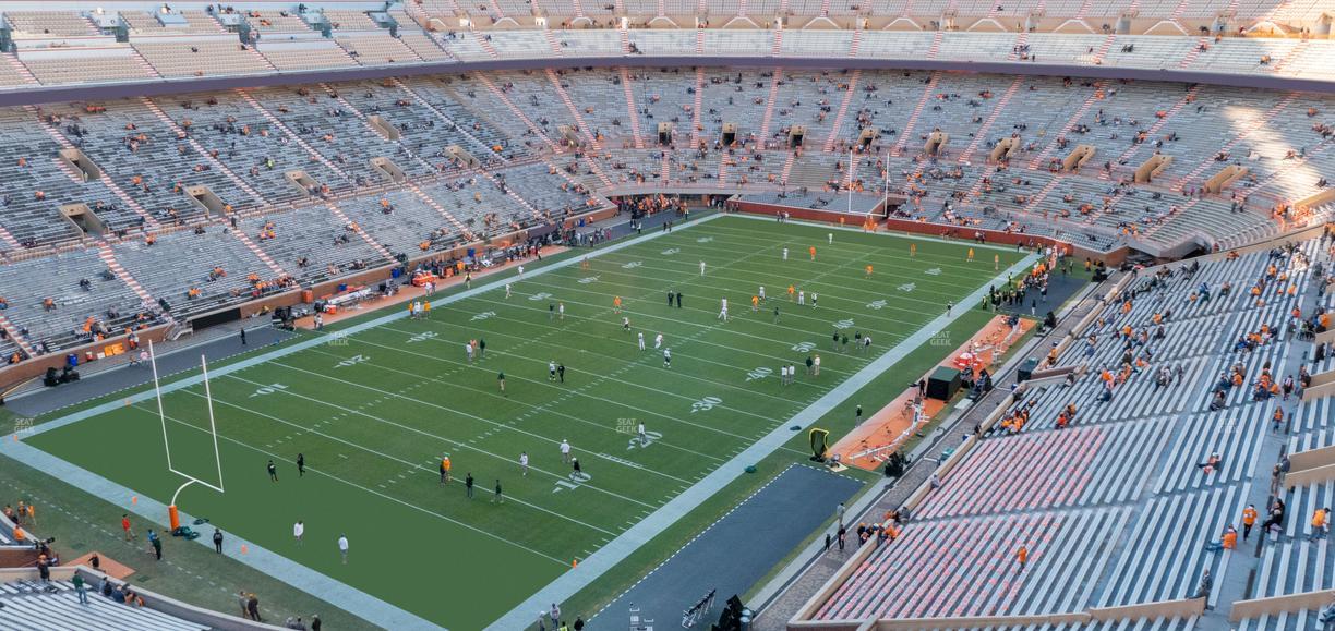 Neyland Stadium - Section Hh Seat View