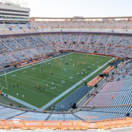 Neyland Stadium - Section Hh Seat View
