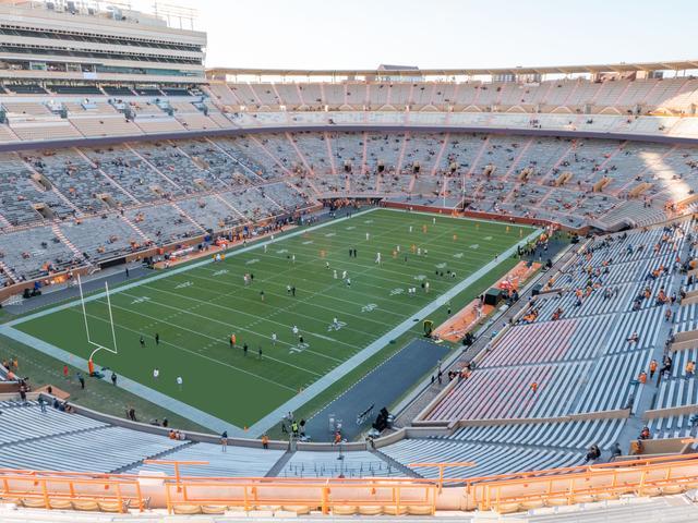 Neyland Stadium - Section Hh Seat View