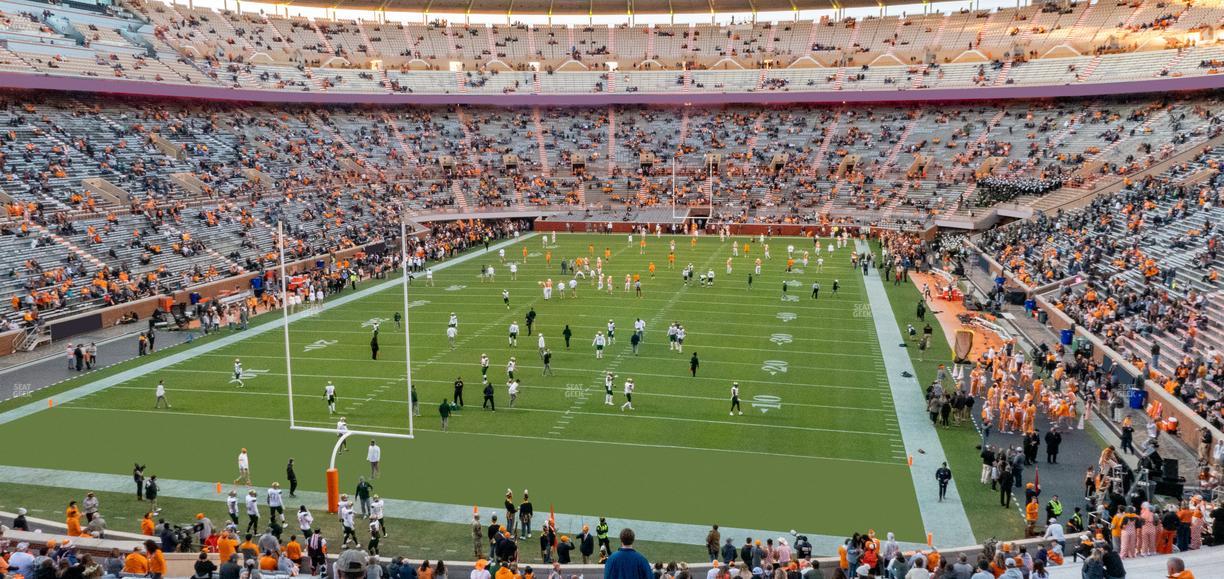 Neyland Stadium - Section K Seat View