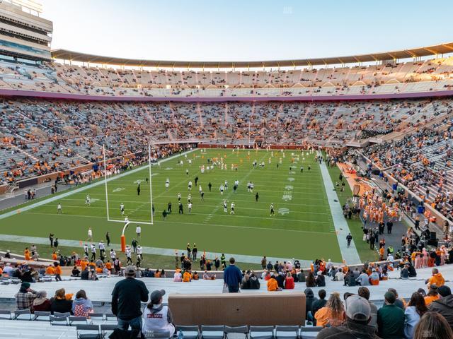 Neyland Stadium - Section K Seat View