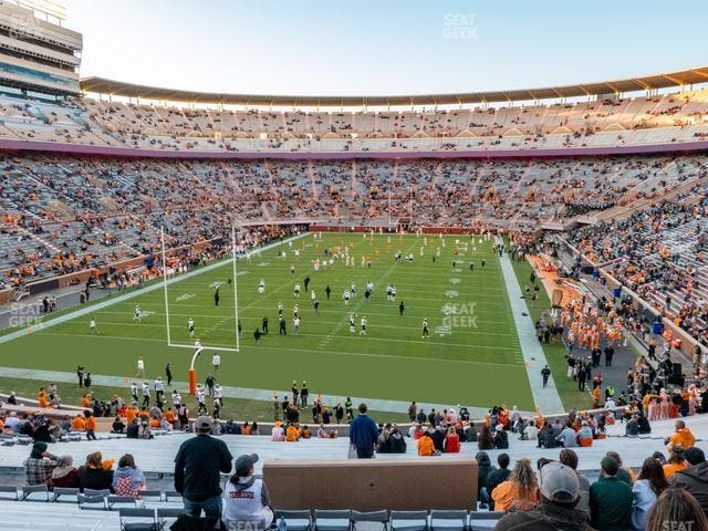 Neyland Stadium - Section K Seat View