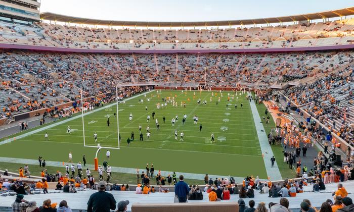 Neyland Stadium - Section K Seat View