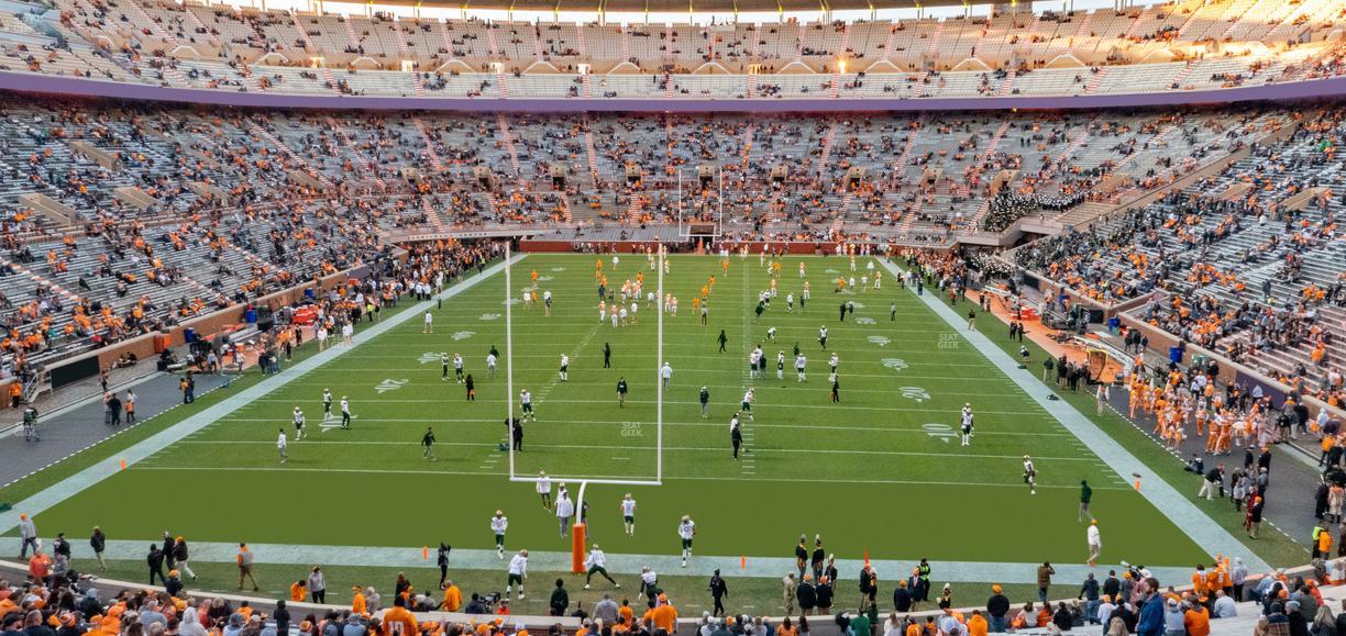 Neyland Stadium - Section L Seat View