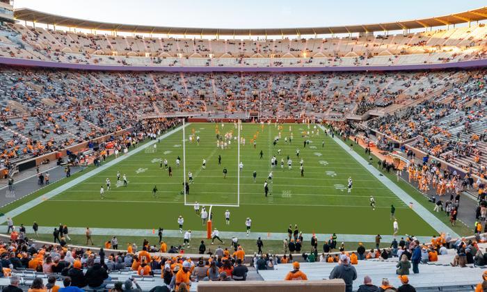 Neyland Stadium - Section L Seat View