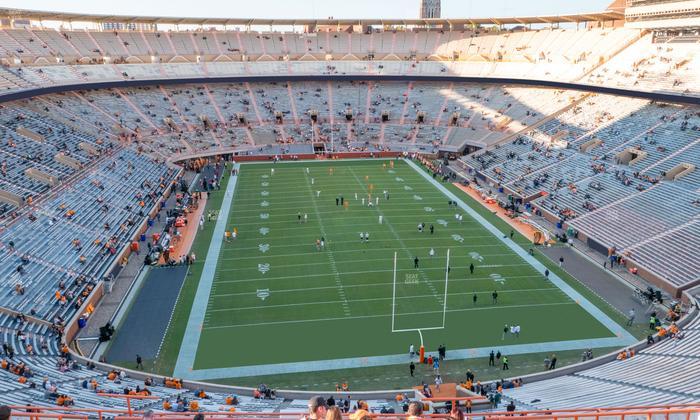 Neyland Stadium - Section Mm Seat View
