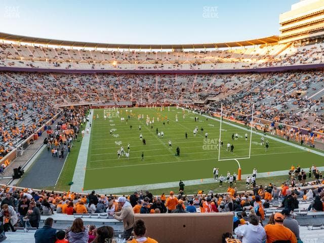 Neyland Stadium - Section N Seat View