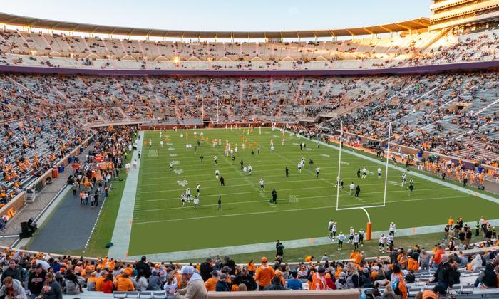 Neyland Stadium - Section N Seat View
