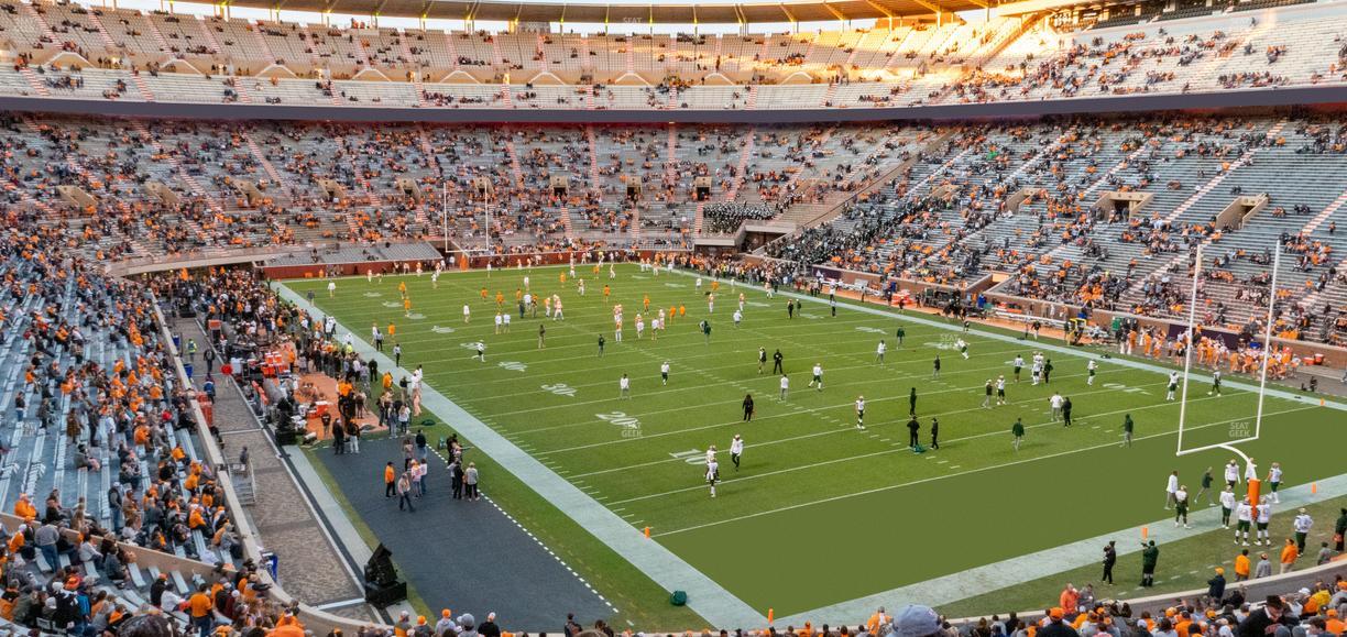 Neyland Stadium - Section P Seat View
