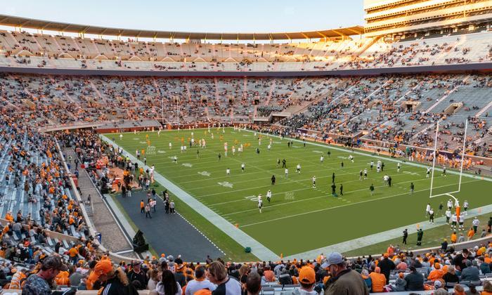 Neyland Stadium - Section P Seat View