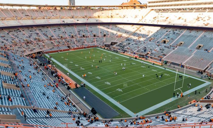 Neyland Stadium - Section Pp Seat View
