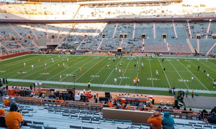 Neyland Stadium - Section T Seat View