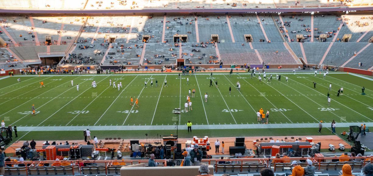 Neyland Stadium - Section U Seat View