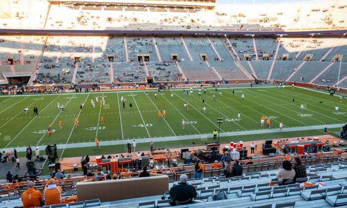 Neyland Stadium - Section V Seat View