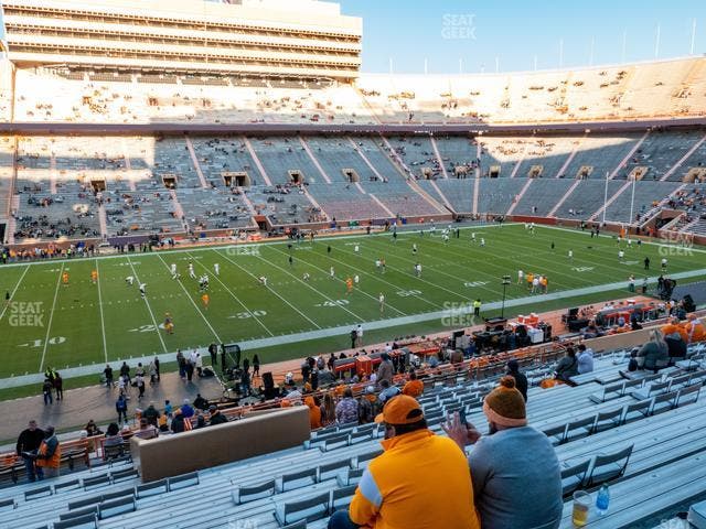 Neyland Stadium - Section W Seat View