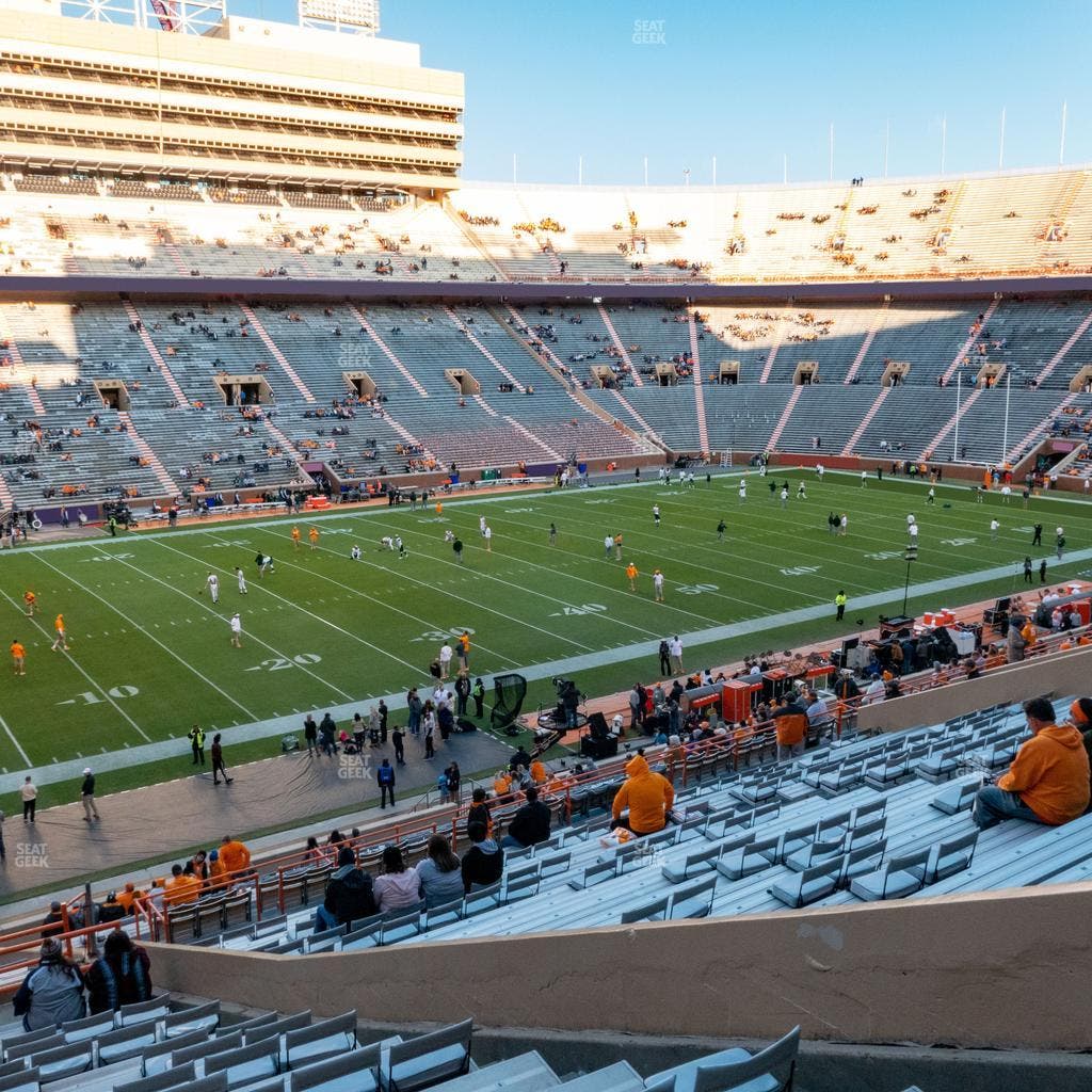 Neyland Stadium - Section X 1 Seat View