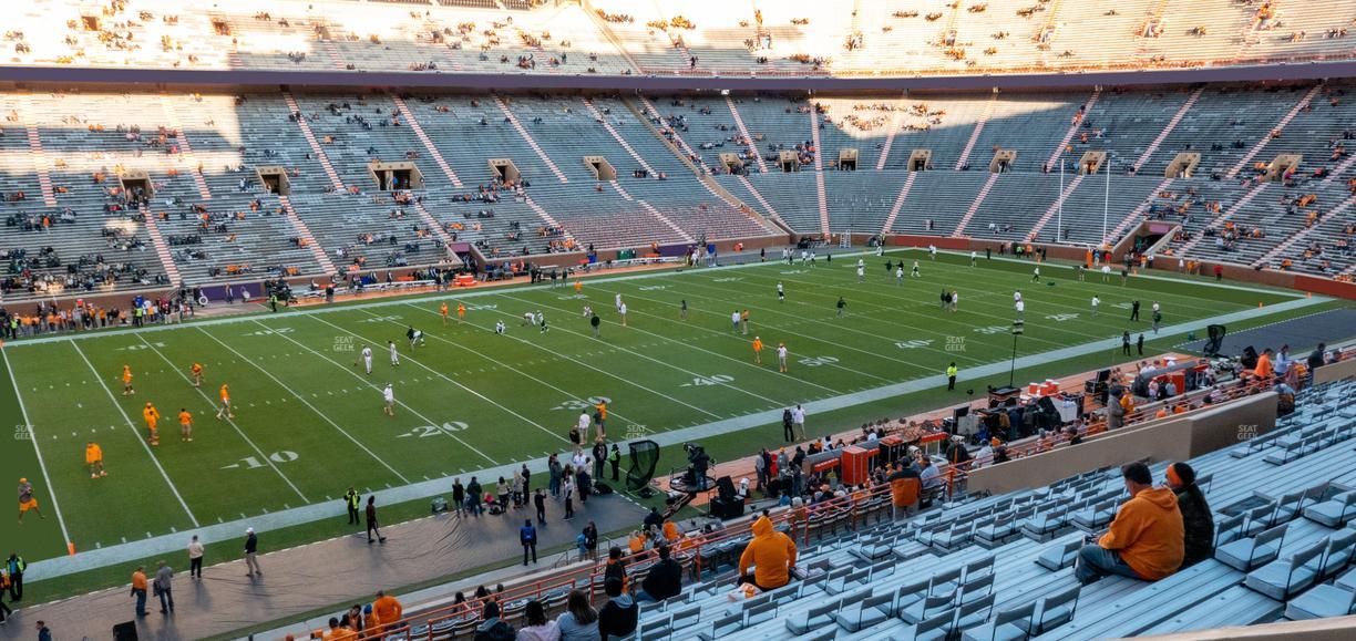 Neyland Stadium - Section X 1 Seat View