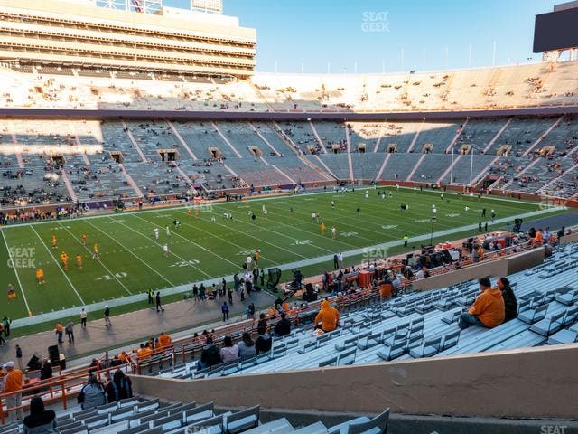 Neyland Stadium - Section X 1 Seat View