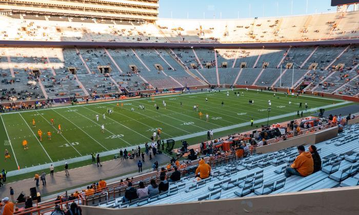 Neyland Stadium - Section X 1 Seat View