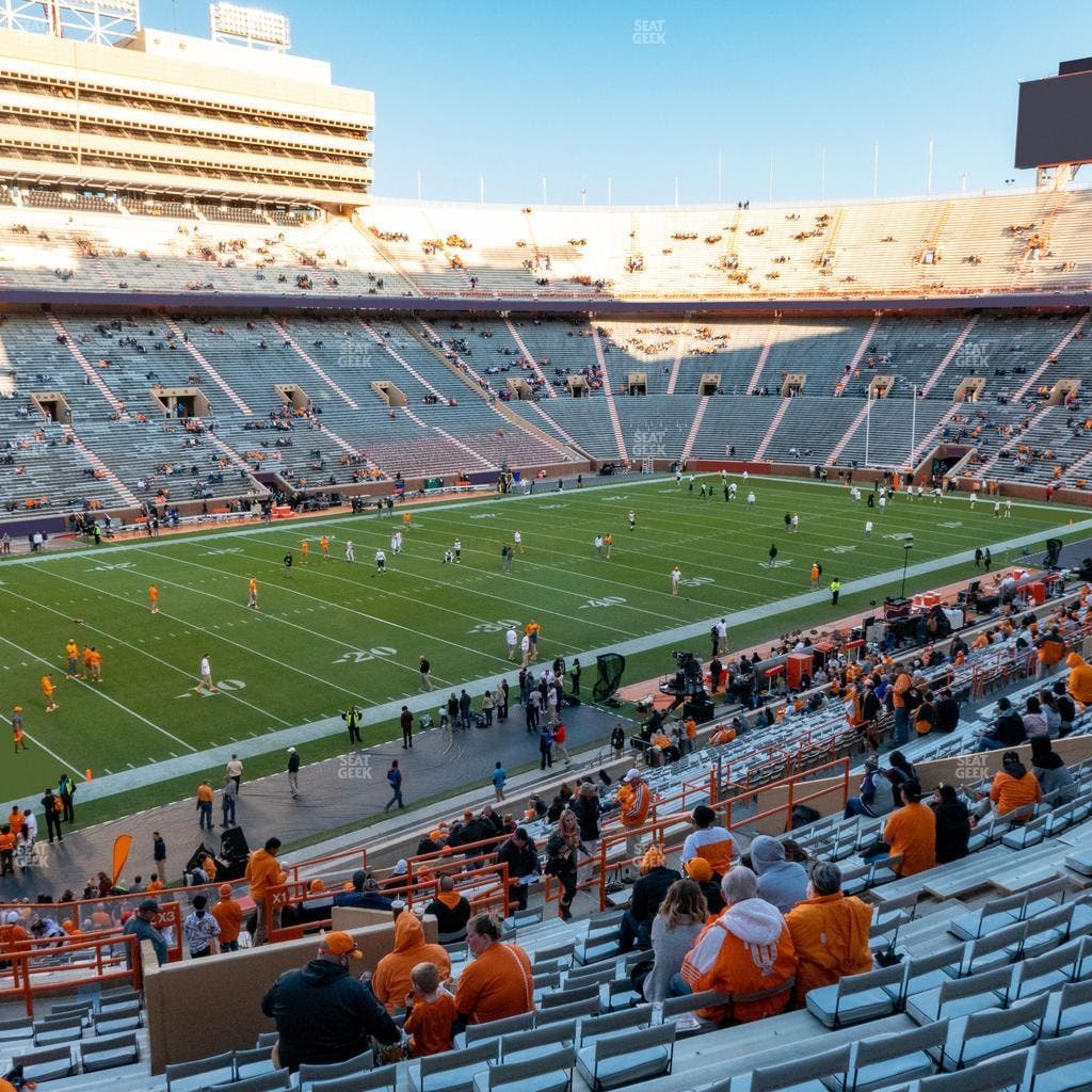 Neyland Stadium - Section X 2 Seat View