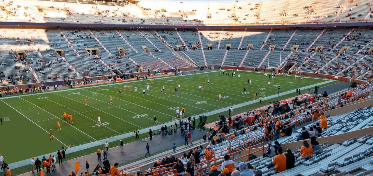 Neyland Stadium - Section X 2 Seat View