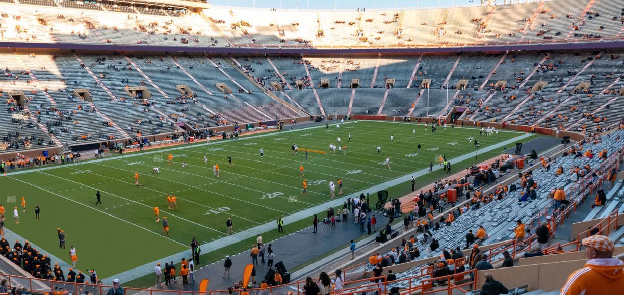 Neyland Stadium - Section X 3 Seat View