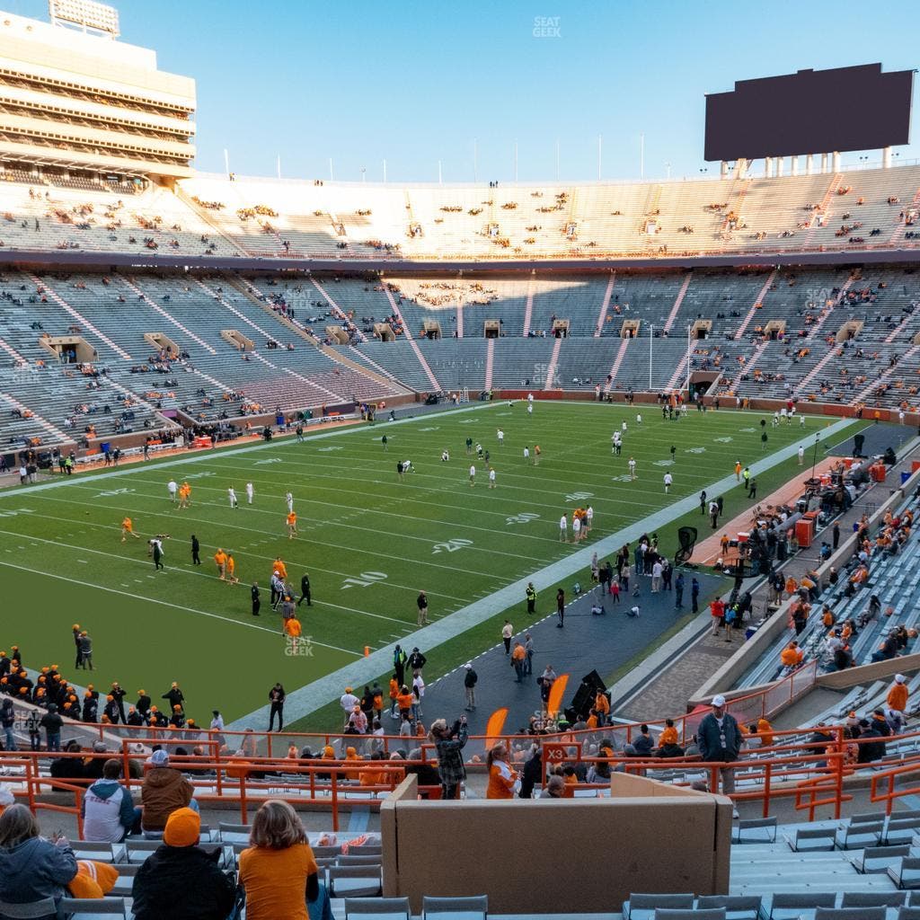 Neyland Stadium - Section X 4 Seat View