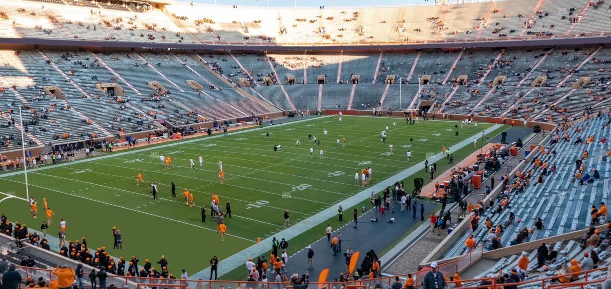 Neyland Stadium - Section X 4 Seat View