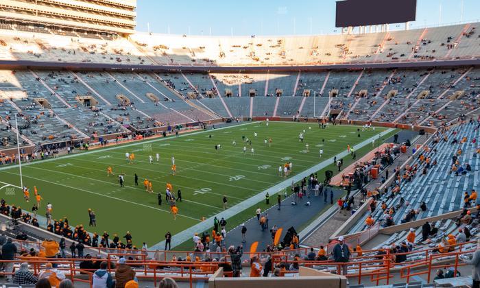 Neyland Stadium - Section X 4 Seat View