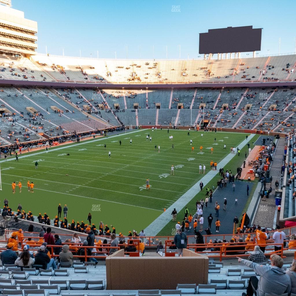Neyland Stadium - Section X 5 Seat View