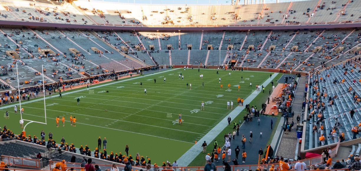 Neyland Stadium - Section X 5 Seat View