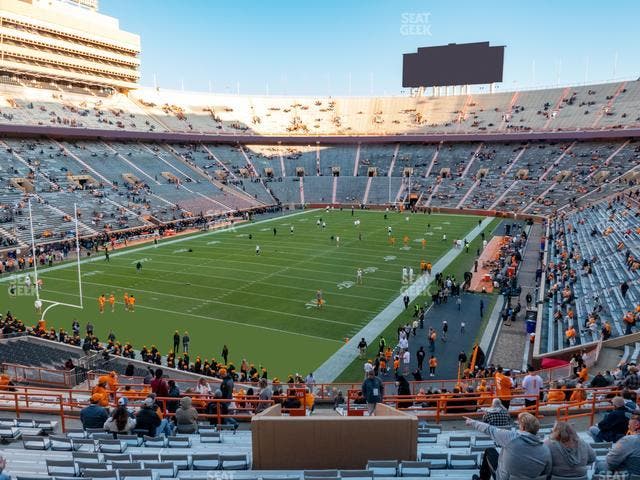 Neyland Stadium - Section X 5 Seat View