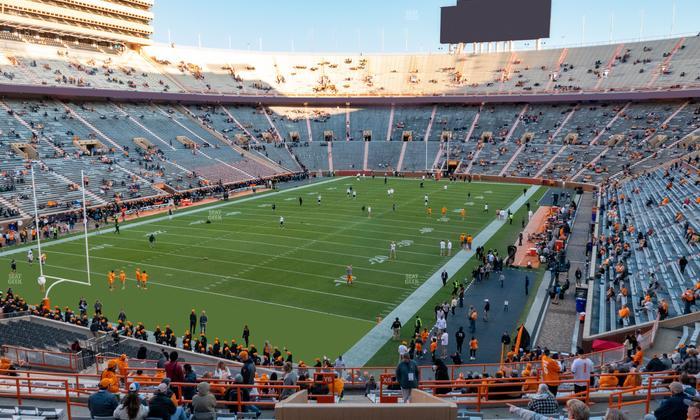 Neyland Stadium - Section X 5 Seat View