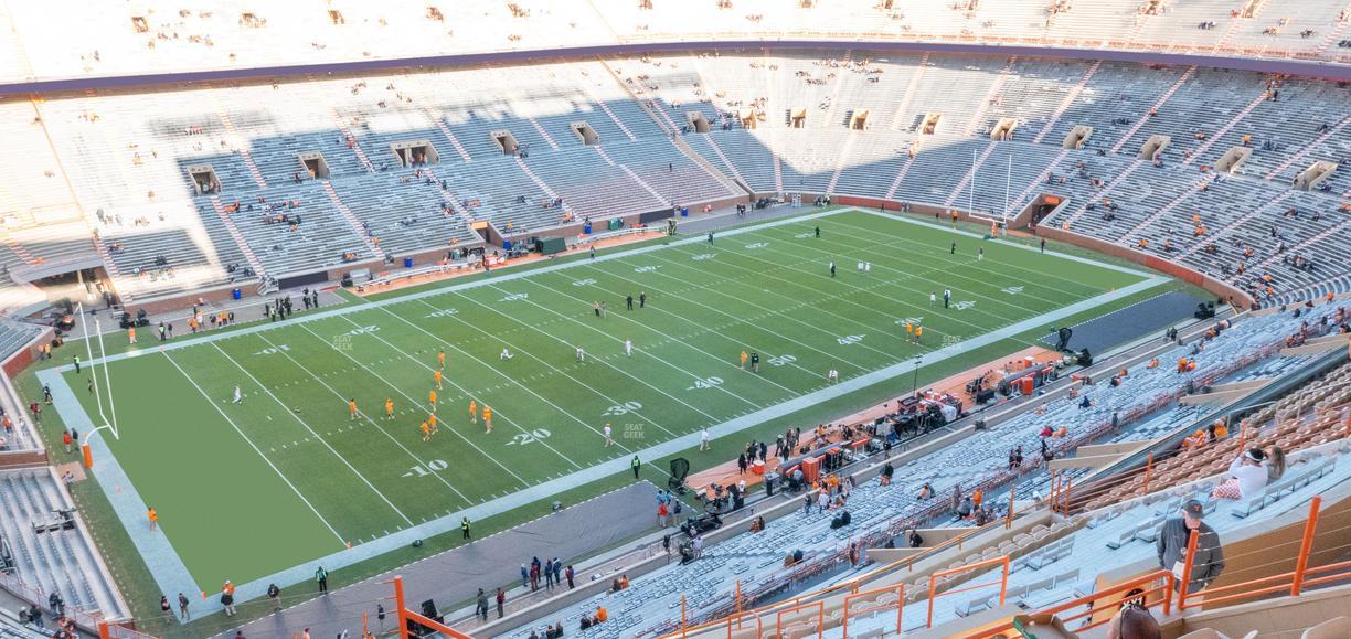 Neyland Stadium - Section Xx 2 Seat View