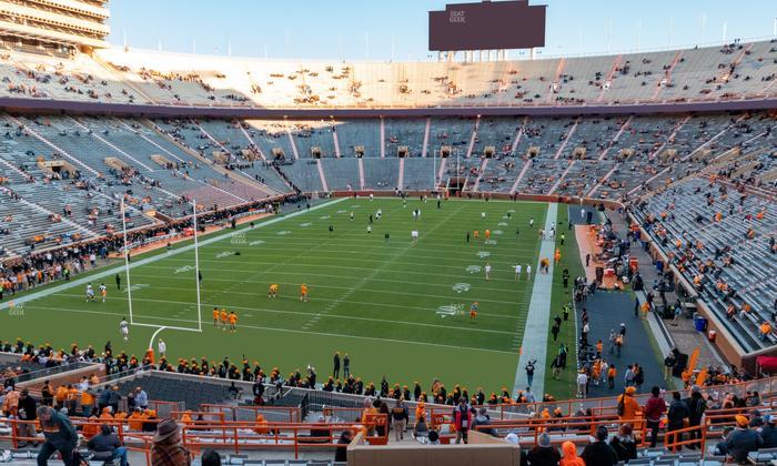 Neyland Stadium - Section Y 6 Seat View